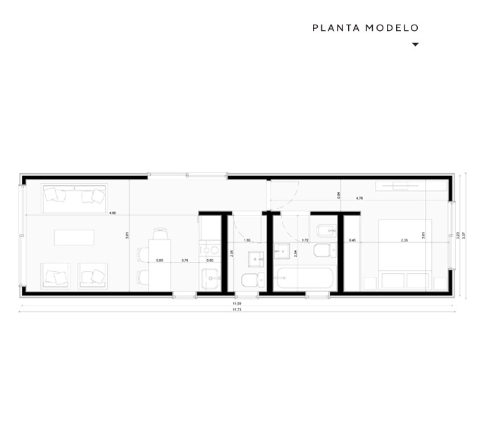 Garabi Casas. Modulo Calden