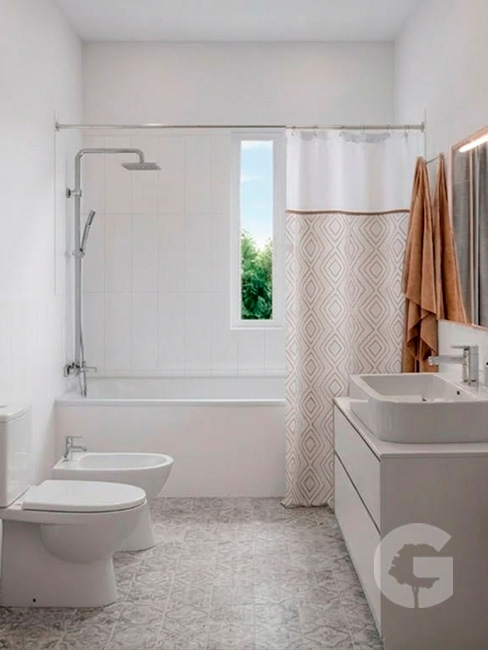 Casa Quebracho - Baño completo.